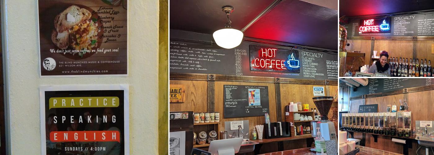 The Blind Munchies Coffeehouse Menu