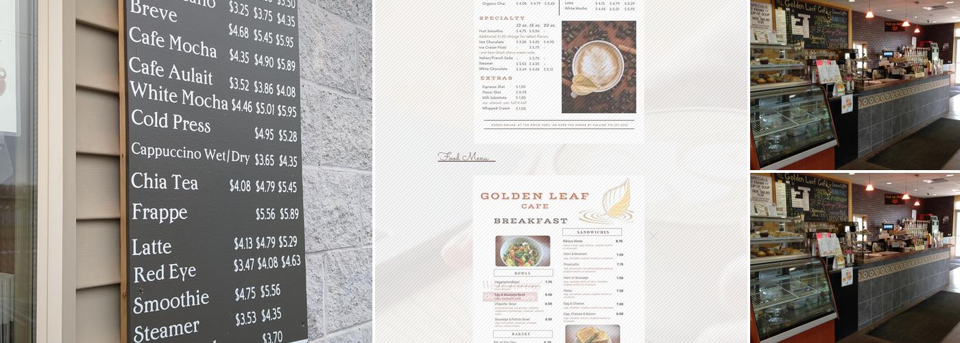 Golden Leaf Cafe Menu