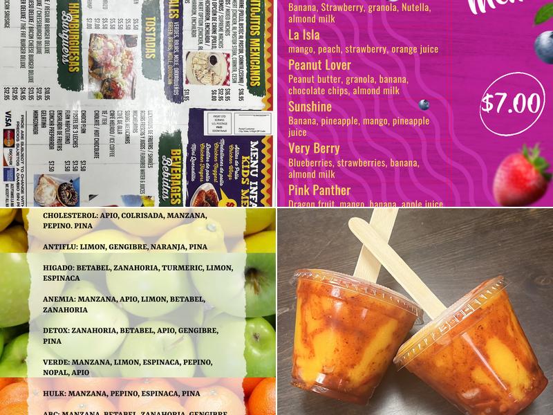 Tulcingo Menu