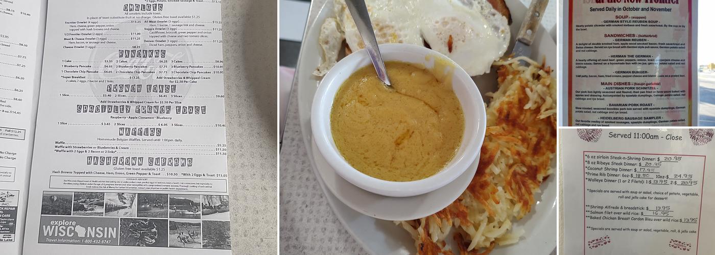 The New Frontier Menu