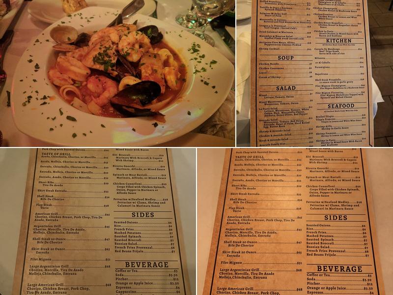 La Fusta Menu