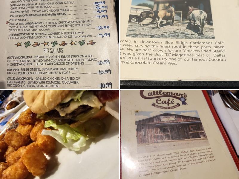 Cattlemans Cafe Menu