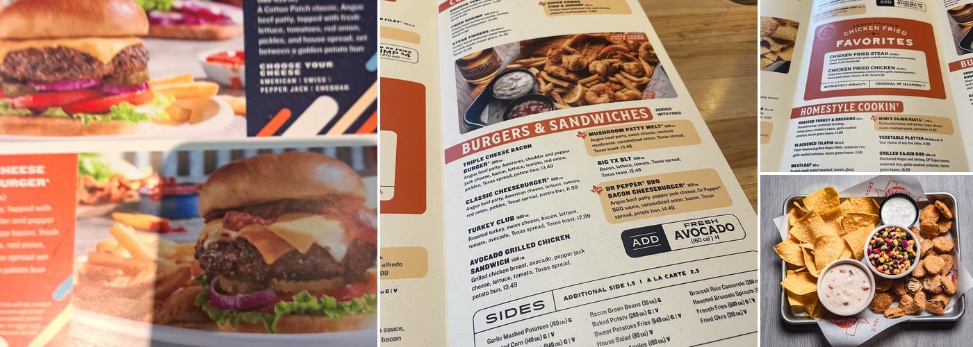 Cotton Patch Cafe Menu