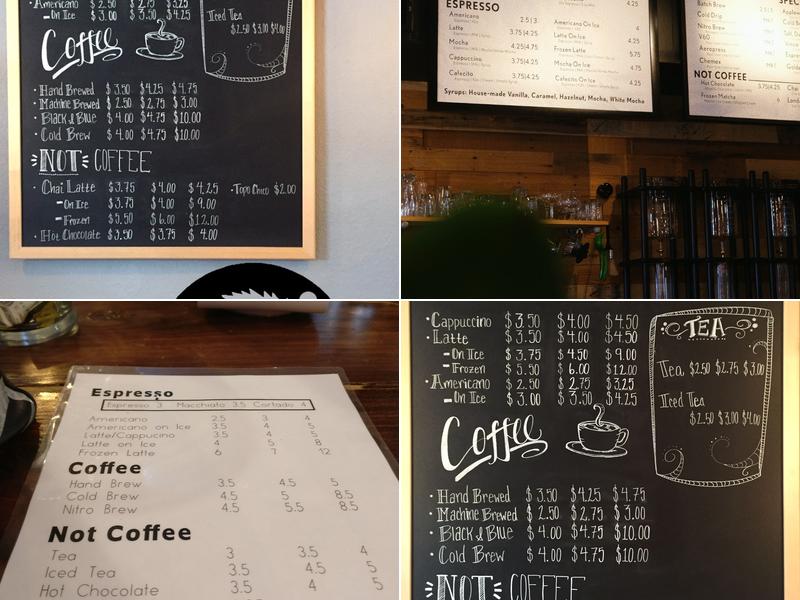 Grind Coffee Co. Menu