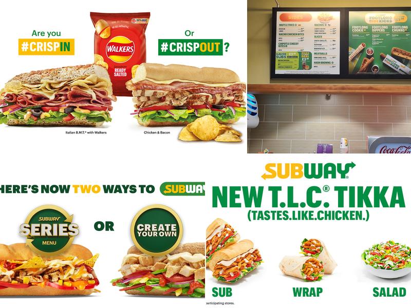 Subway Menu