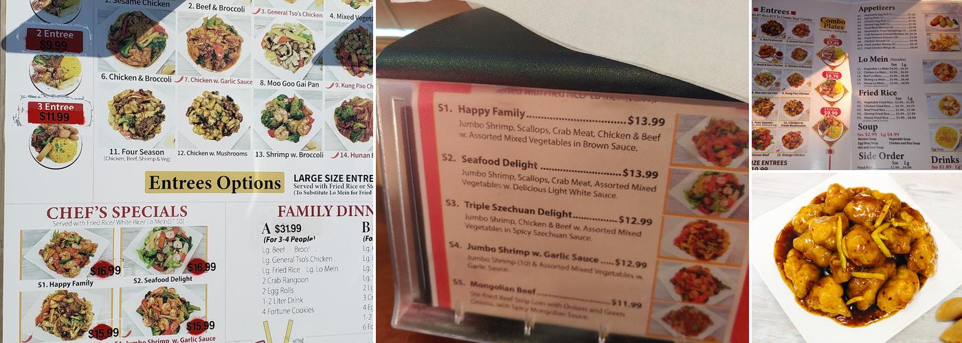 Chopsticks Menu