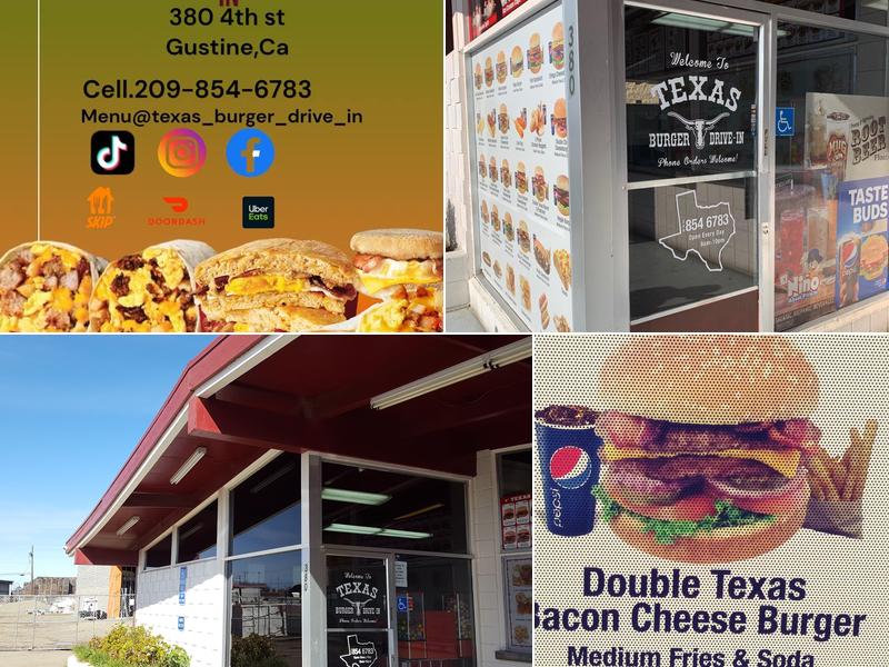 Texas Burger 380 4th St, Gustine