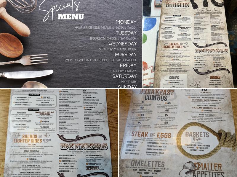Rolling Hills Restaurant Menu