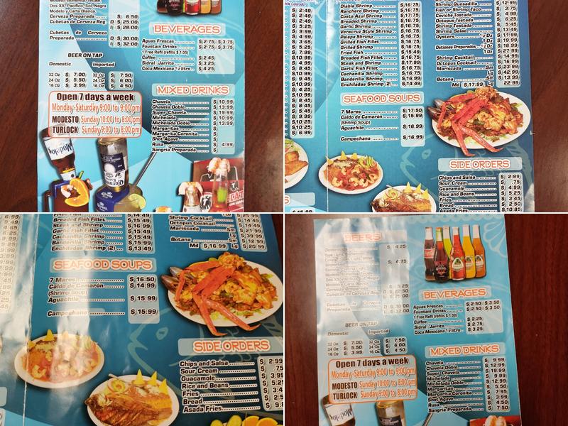 El MARISQUERO Menu