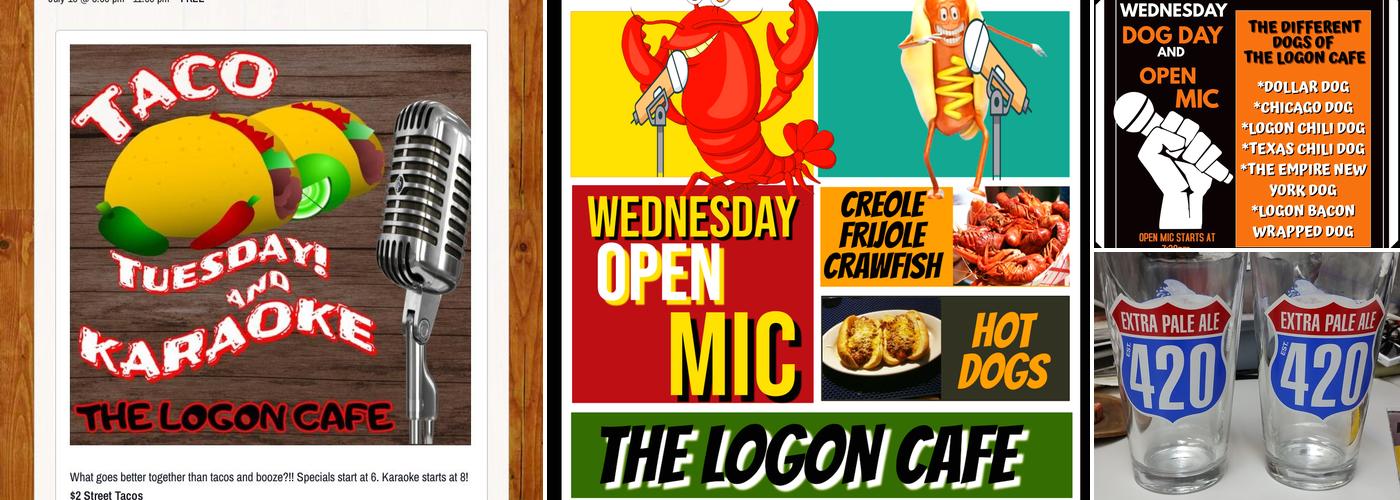 The Logon Cafe & Pub Menu