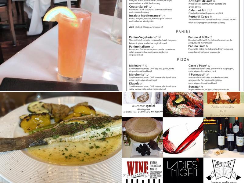 Liola Menu