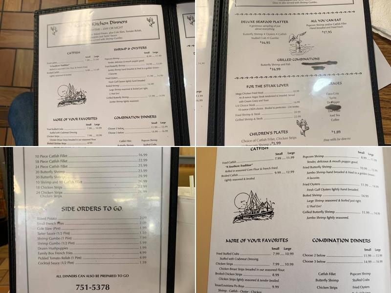 Katfish Kitchen Menu
