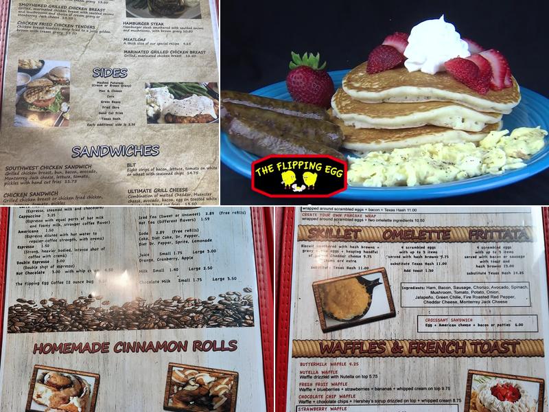 The Flipping Egg Menu