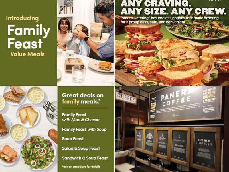 Panera Bread Menu