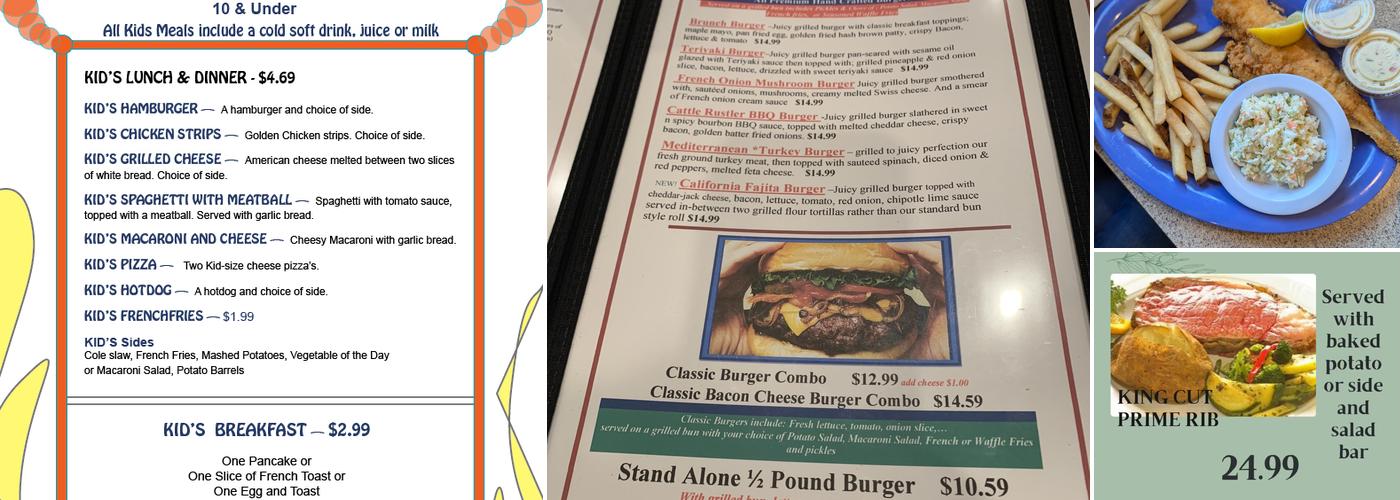 Mapleview Restaurant Menu