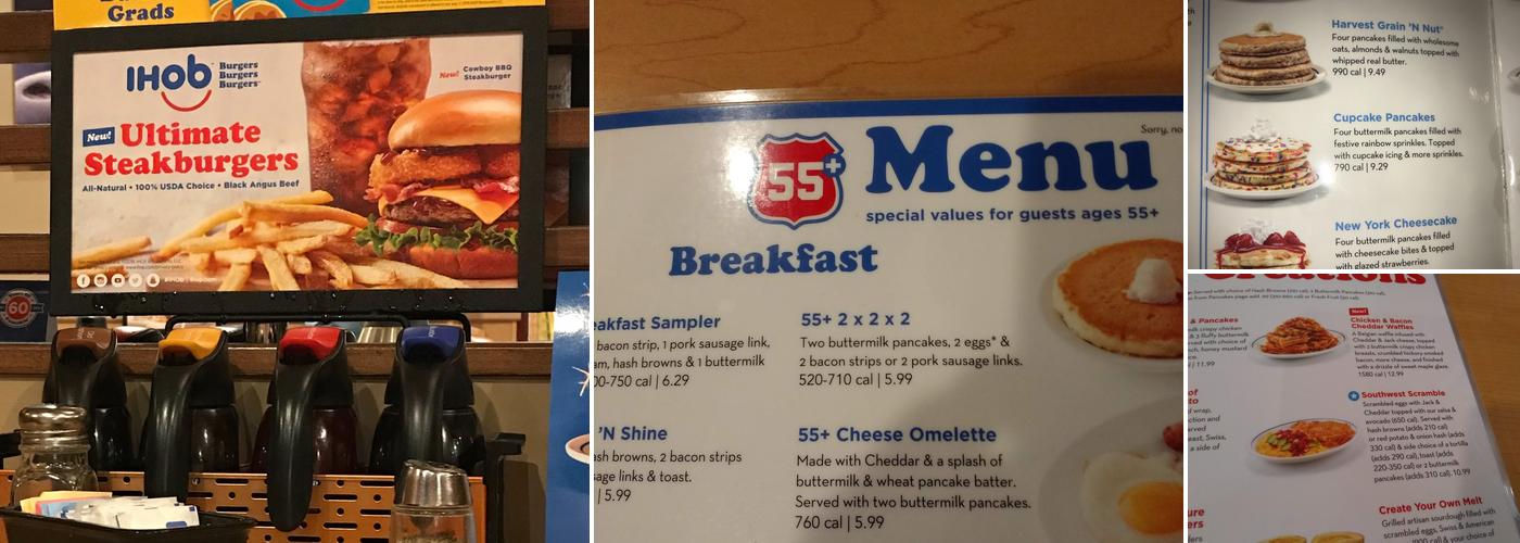 IHOP Menu