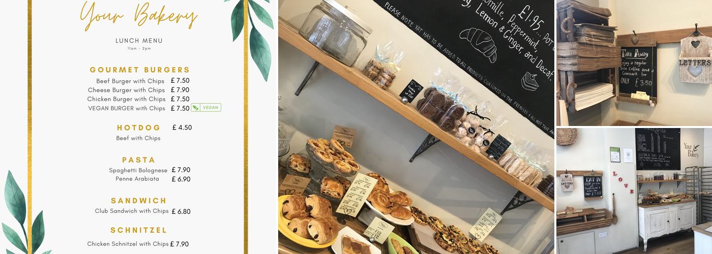 Your Bakery Menu