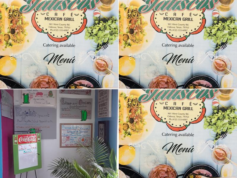 Jaliscos Cafe on West County Rd Menu