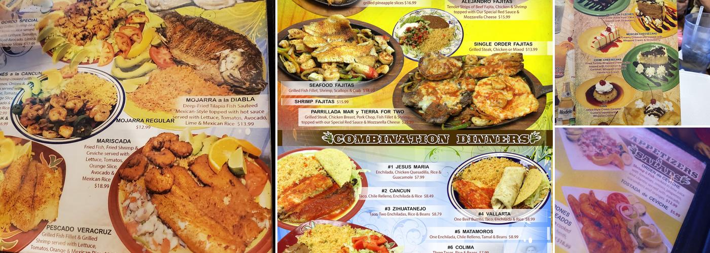 Hacienda Vieja Restaurant Menu