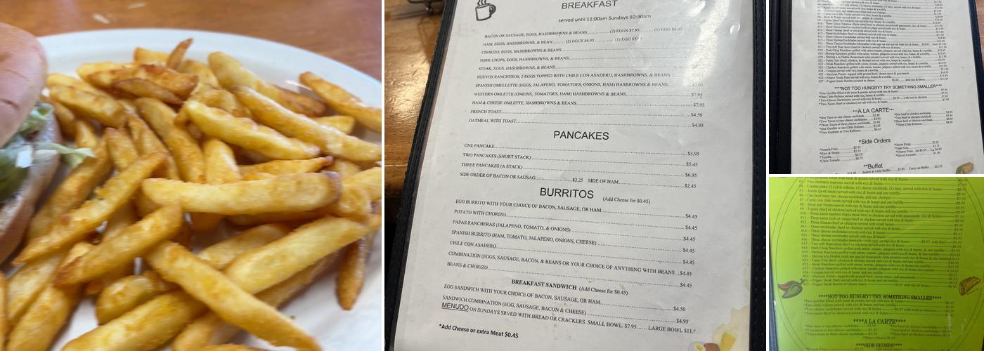 Elena's Kitchen Menu