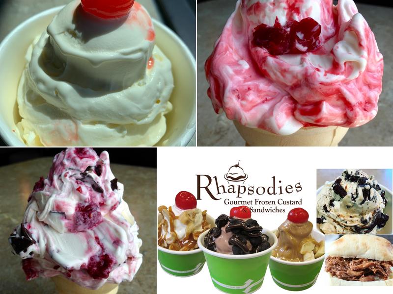 Rhapsodies Gourmet Frozen Custard and Sandwiches