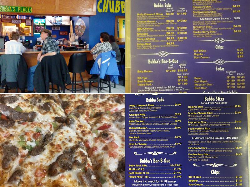 Chubby Bubba's BBQ Menu