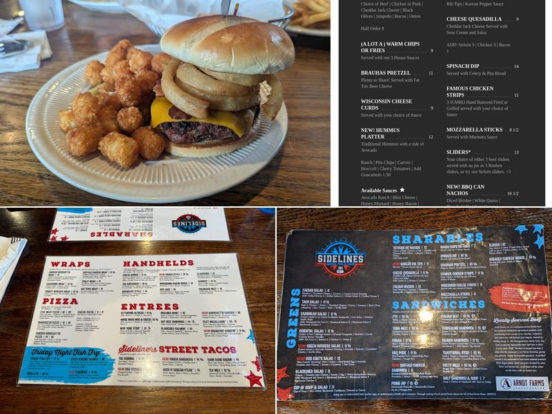 Sidelines Menu