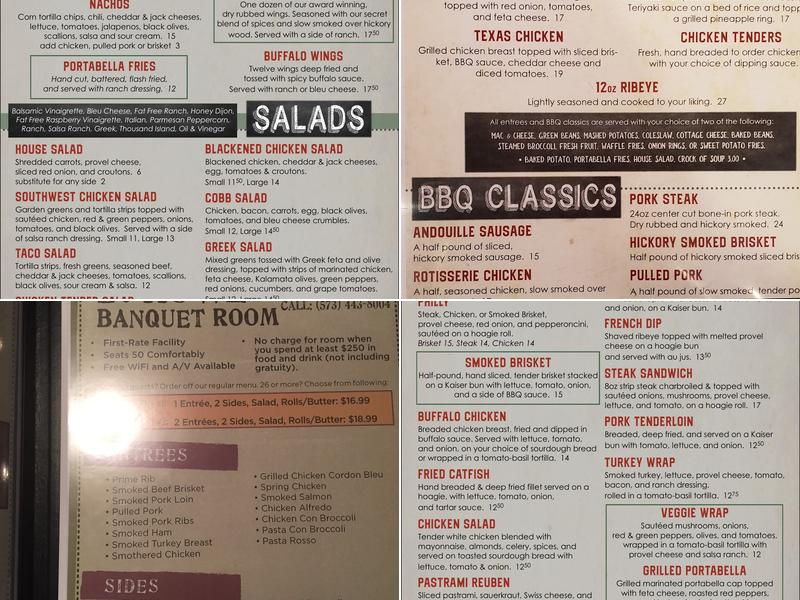 D. Rowe's Restaurant & Bar Menu