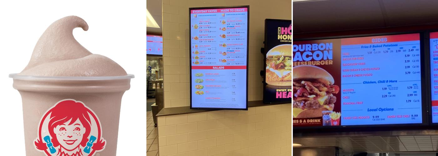Wendy's Menu