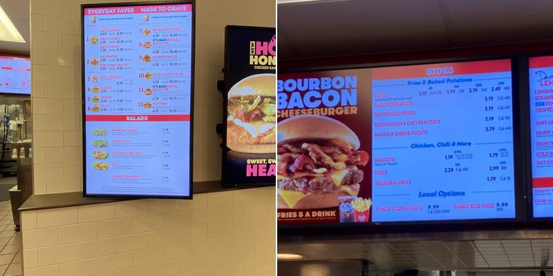 Wendy's Menu