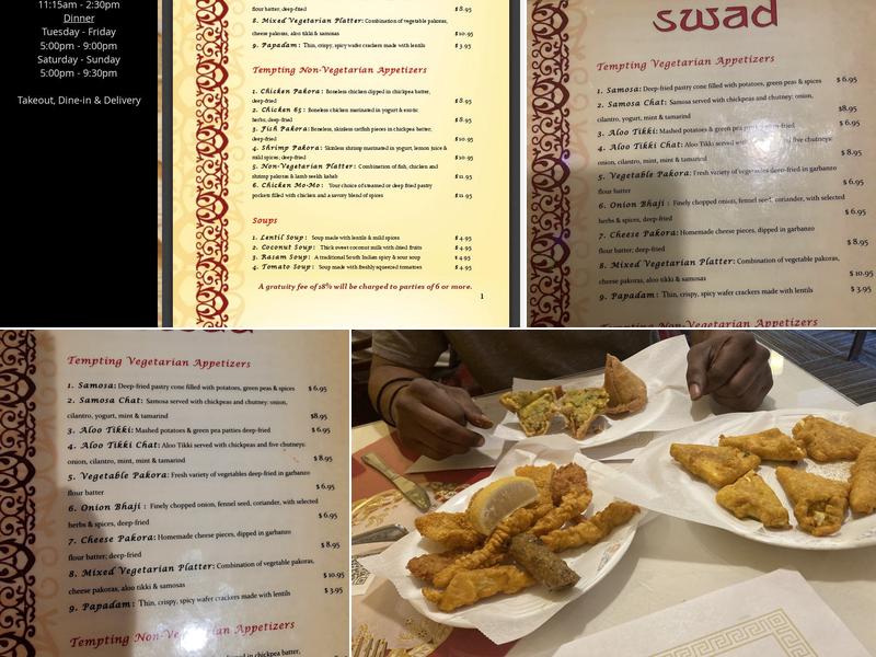 Swad Menu