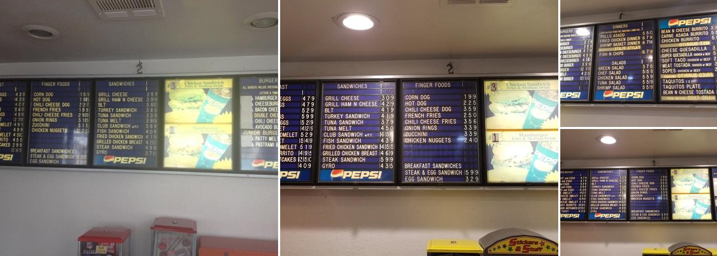 Jolly Boy Burgers Menu