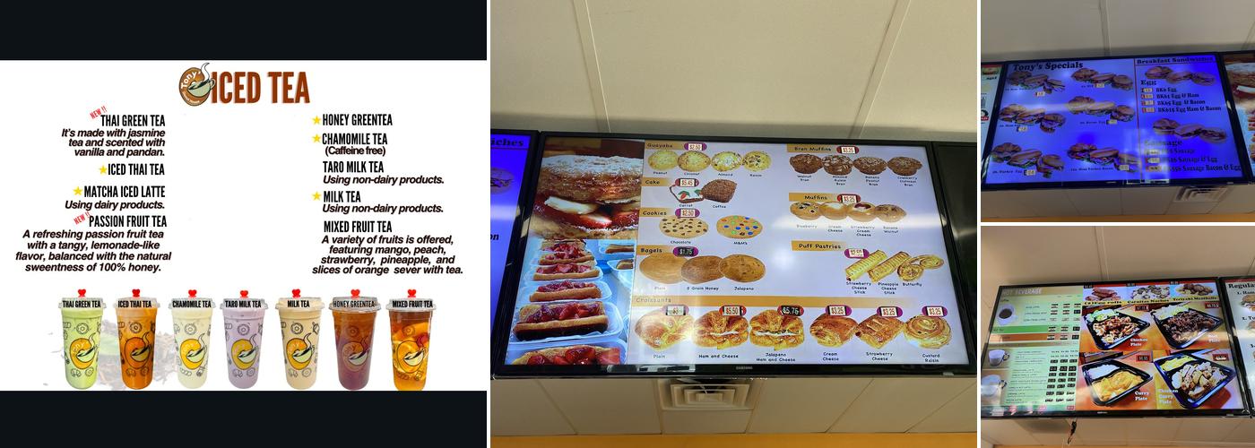 Tony's Donut House Menu