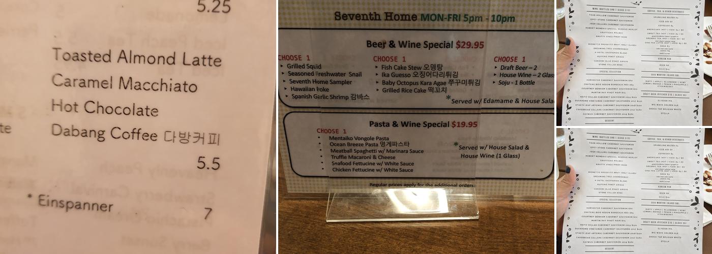 Prime & Beyond California Menu