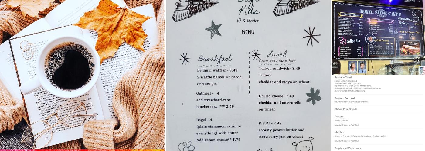 Rail Side Cafe Menu