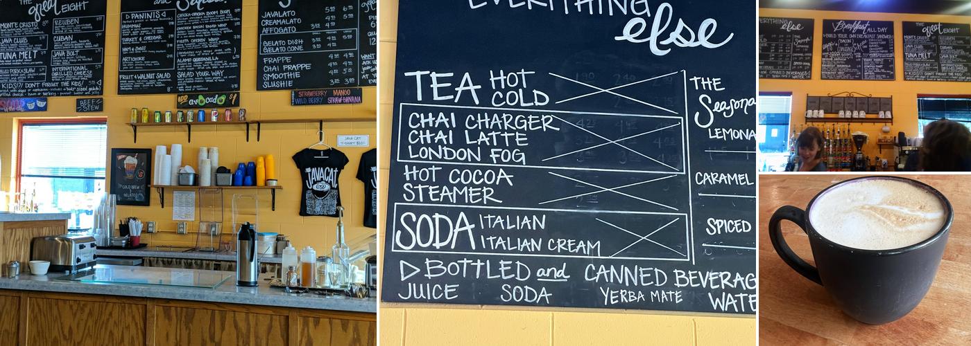 Java Cat Coffee House Menu