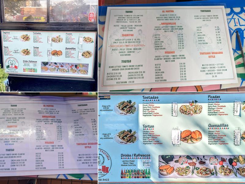 Tortilleria Mexicana Los Hermanos Menu