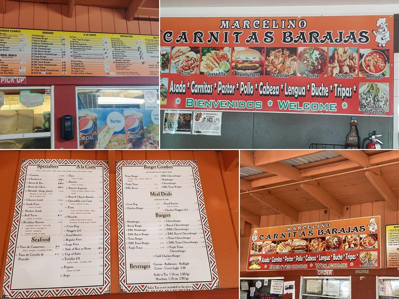 Carnitas Barajas Menu