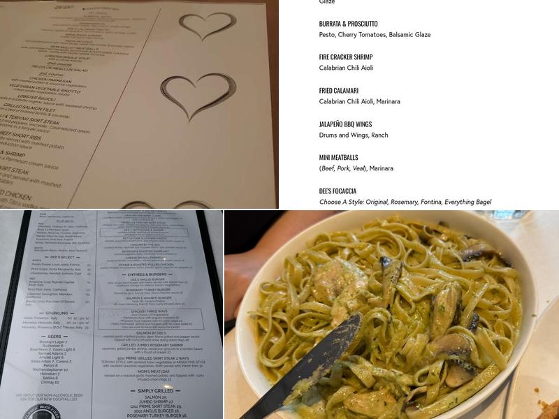 Dee’s Menu