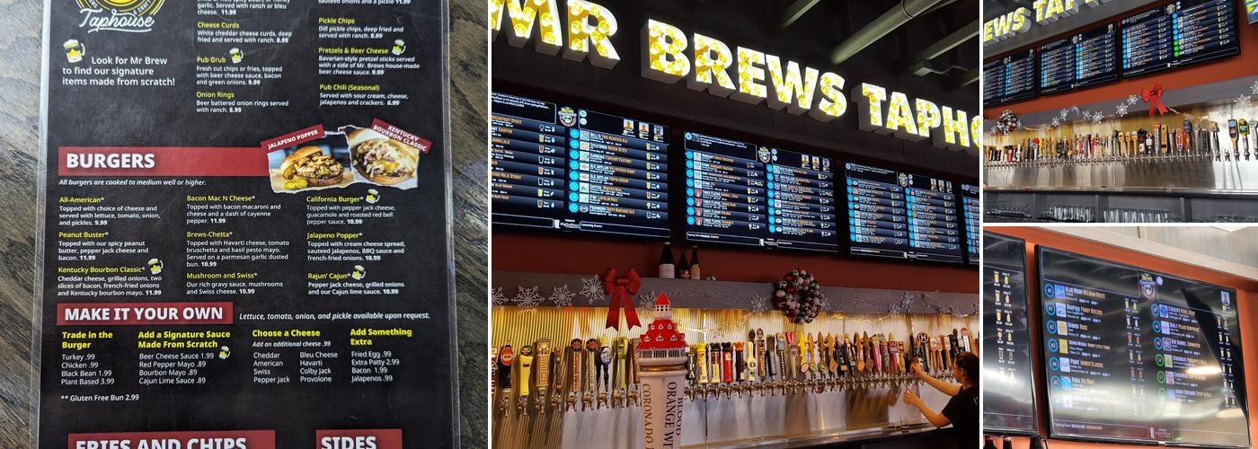 Mr. Brews Taphouse Menu