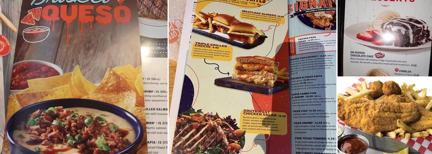 Cotton Patch Cafe Menu