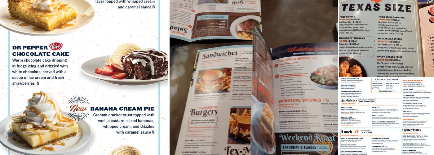 Cotton Patch Cafe Menu