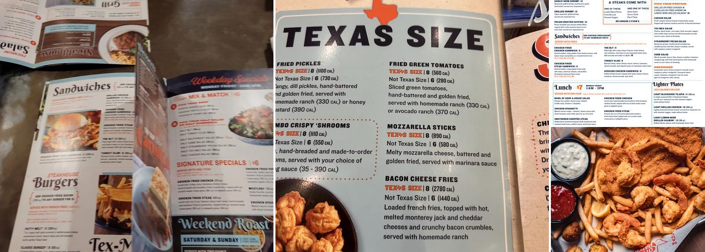 Cotton Patch Cafe Menu