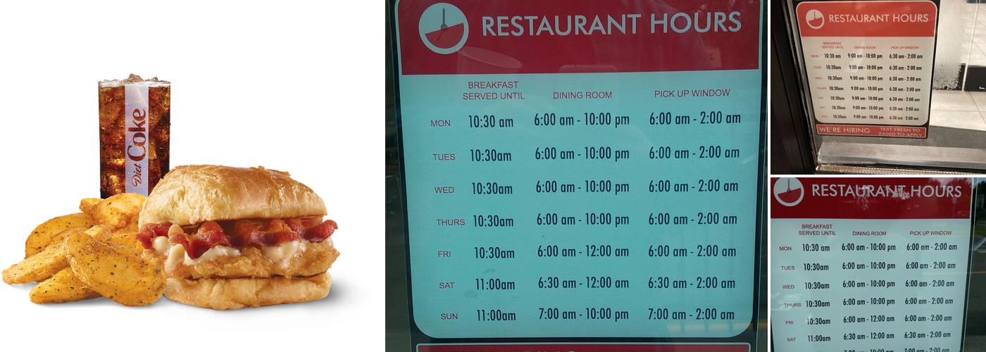 Wendy's Menu