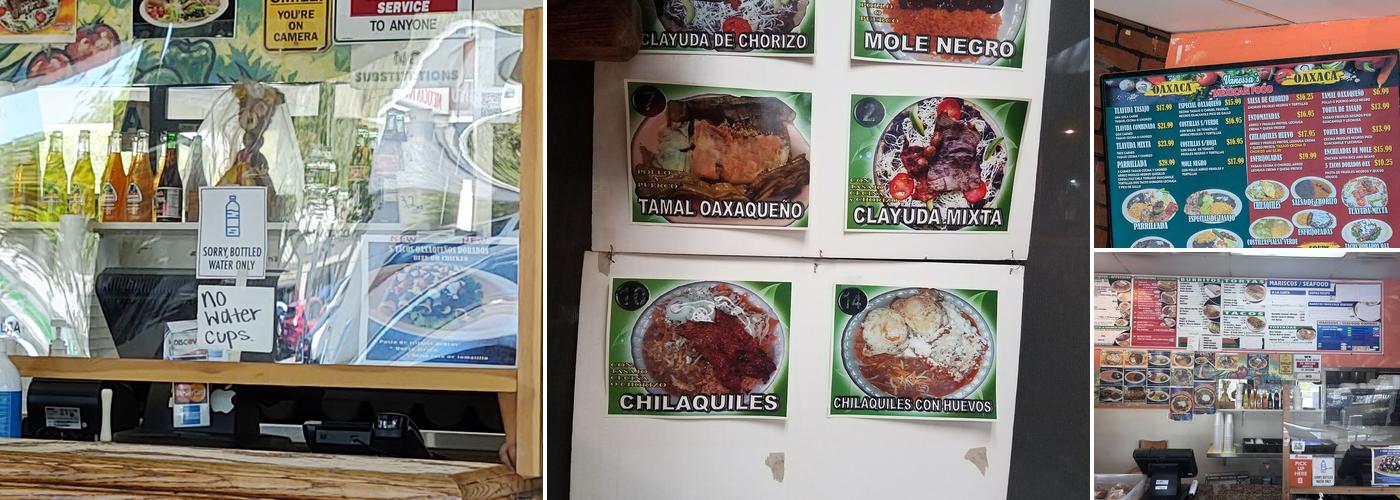 Vanessa's Oaxaqueña Mexican Food Inc Menu