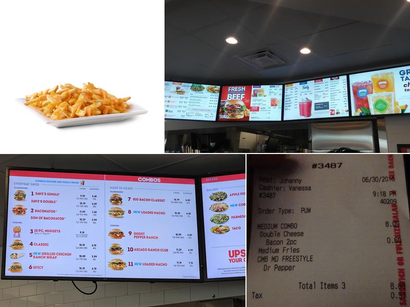 Wendy's Menu