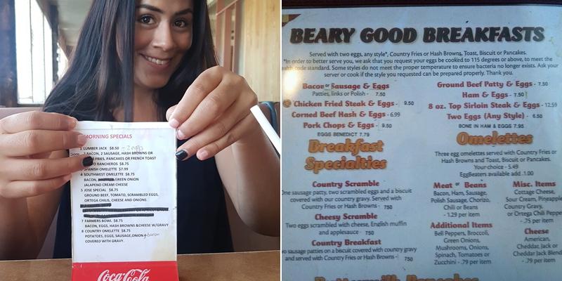 Papa Bears & Sorrentinos Menu