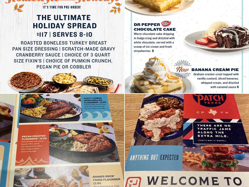 Cotton Patch Cafe Menu