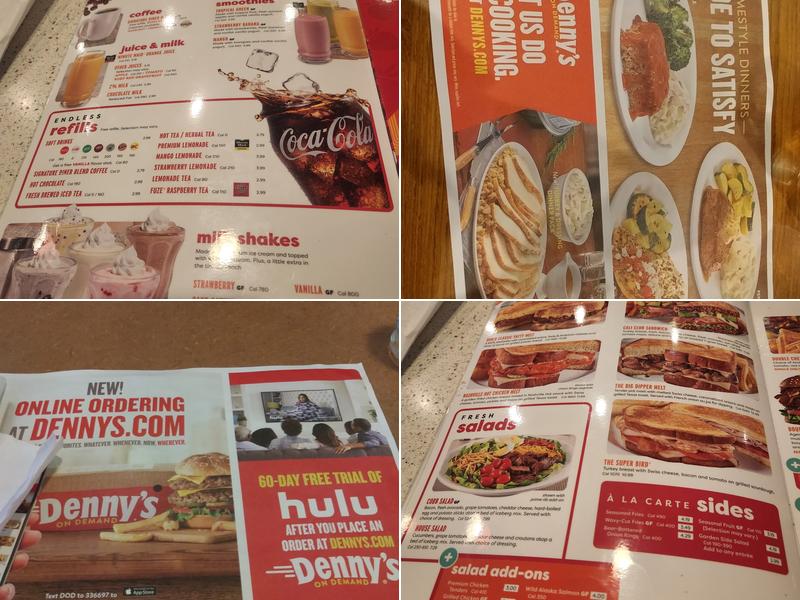 Denny's Menu