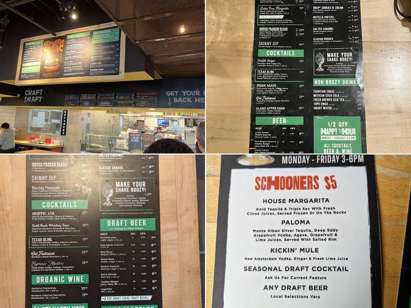 Hopdoddy Burger Bar Menu